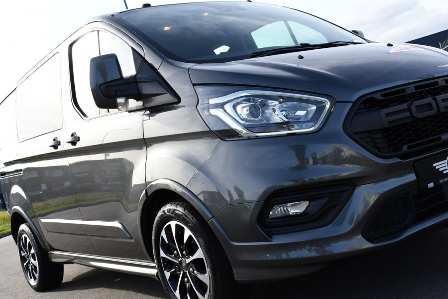Ford Transit Custom 2.0 TDCI L1H1 Sport DC Camera, Cruise, Carplay, 170pk, Automaat, Leder, Trekhaak, Stoelverwarming, NAVI, Uniek! Ford Transit Custom 2.0 TDCI L1H1 Sport DC Camera, Cruise, Carplay, 170pk, Automaat, Leder, Trekhaak, Stoelverwarming, NAVI, Uniek!