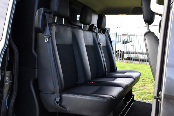 Ford Transit Custom 2.0 TDCI L1H1 Sport DC Camera, Cruise, Carplay, 170pk, Automaat, Leder, Trekhaak, Stoelverwarming, NAVI, Uniek! Ford Transit Custom 2.0 TDCI L1H1 Sport DC Camera, Cruise, Carplay, 170pk, Automaat, Leder, Trekhaak, Stoelverwarming, NAVI, Uniek!