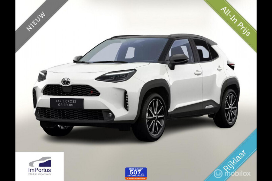 Toyota Yaris Cross 1.5 Hybrid 130 GR Sport > Snel leverbaar! Toyota Yaris Cross 1.5 Hybrid 130 GR Sport > Snel leverbaar!