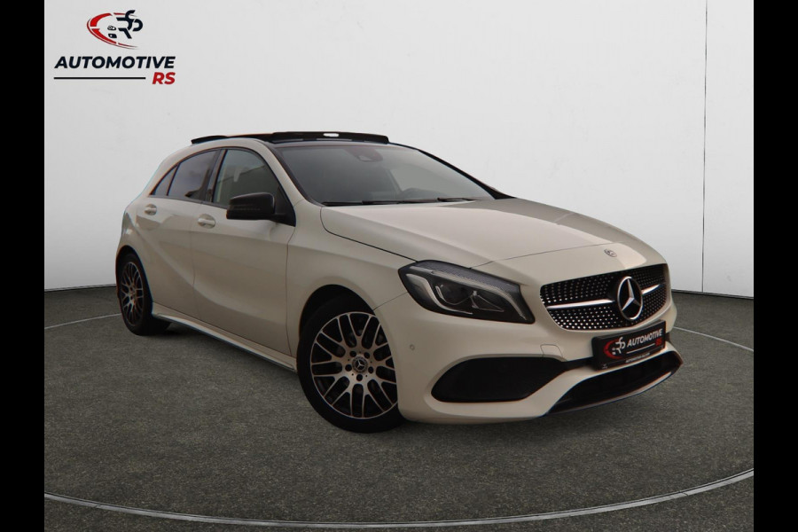 Mercedes-Benz A-Klasse 180 AMG-Line Pano Sportstoelen Led Navi Camera Parkeersensor V+A Cruise Control Sfeerverlichting Mercedes-Benz A-Klasse 180 AMG-Line Pano Sportstoelen Led Navi Camera Parkeersensor V+A Cruise Control Sfeerverlichting