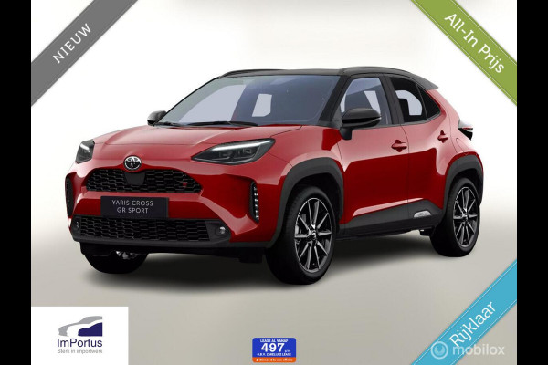 Toyota Yaris Cross 1.5 Hybrid 130 GR Sport > Snel leverbaar! Toyota Yaris Cross 1.5 Hybrid 130 GR Sport > Snel leverbaar!