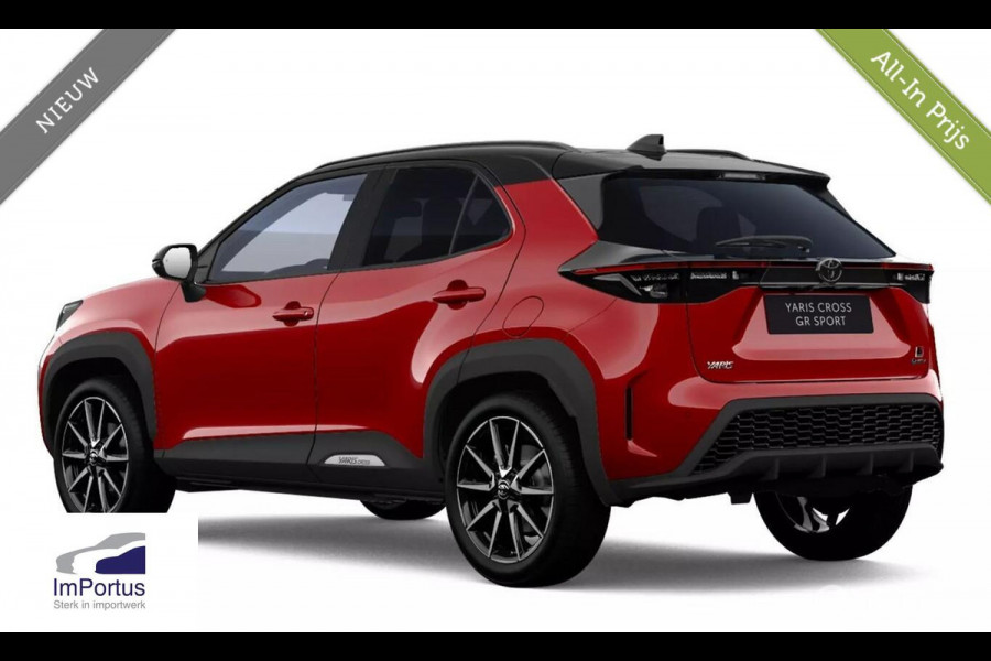 Toyota Yaris Cross 1.5 Hybrid 130 GR Sport > Snel leverbaar! Toyota Yaris Cross 1.5 Hybrid 130 GR Sport > Snel leverbaar!