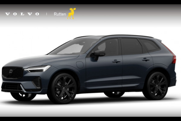 Volvo XC60 T6 350PK Automaat AWD Plus Black Edition Apple Carplay / Adaptive cruise control / Panorama dak / Sportstoelen / Elektrisch bedienbare bestuurderstoel met geheugen / Keyless Entry / Elektrische achterklep