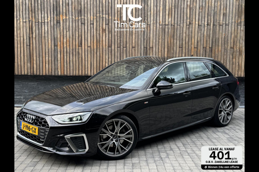 Audi A4 Avant 40 TFSI S-line Automaat | Volleer | Adaptieve cruise control | Lane assist | Afgevlakt sportstuur | Grootlichtassistent |