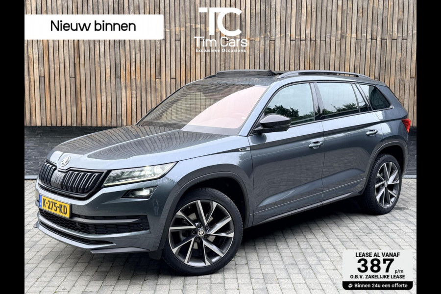 Škoda Kodiaq 1.5 TSI Sportline Automaat | Panoramadak | Trekhaak uitklapbaar | Navigatiesysteem | Stoelverwarming voor en achter | Stuurverwa