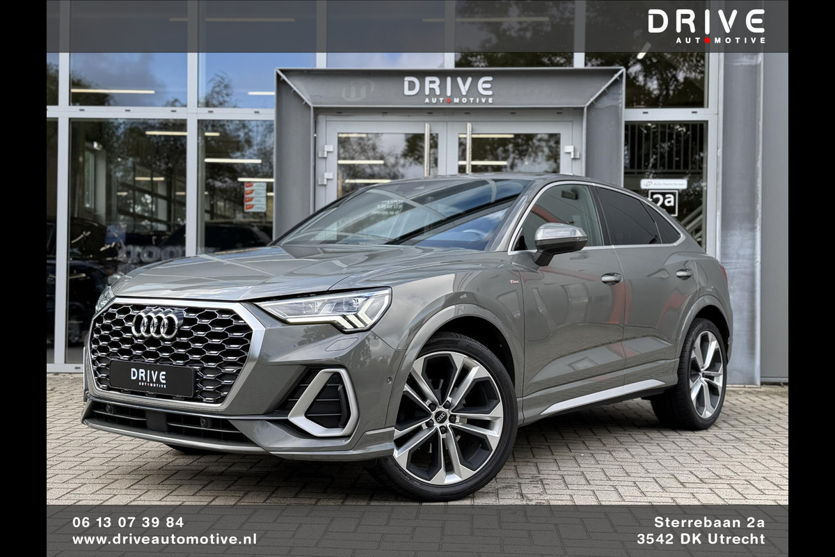 Audi Q3 Sportback 35 TFSI Pro Line S |Ad.Cruise|B&O|Leer|MatrixLed|Cam|20"|Trekhaak Audi Q3 Sportback 35 TFSI Pro Line S |Ad.Cruise|B&O|Leer|MatrixLed|Cam|20"|Trekhaak