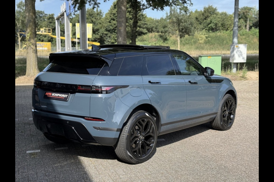 Land Rover Range Rover Evoque P300/P270e Black Pack Pan/schuifdak ACC stuur/stoel verw/360° camera 5 jaar garantie