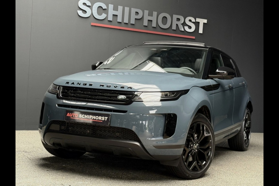 Land Rover Range Rover Evoque P300/P270e Black Pack Pan/schuifdak ACC stuur/stoel verw/360° camera 5 jaar garantie