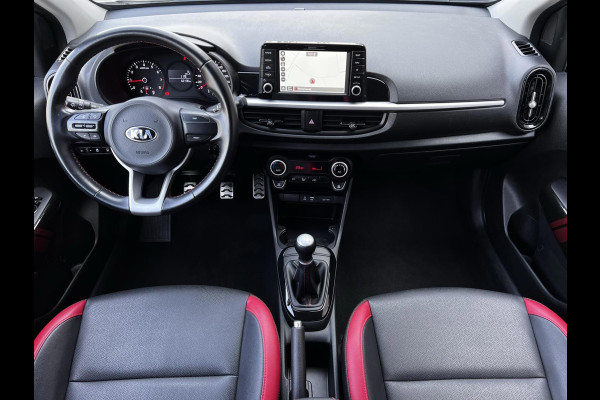 Kia Picanto 1.0 CVVT GT-Line / Trekhaak (afneembaar) / Navigatie + Camera / Lederen bekleding / Climate Control / Bluetooth