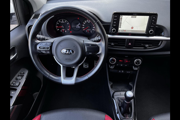 Kia Picanto 1.0 CVVT GT-Line / Trekhaak (afneembaar) / Navigatie + Camera / Lederen bekleding / Climate Control / Bluetooth