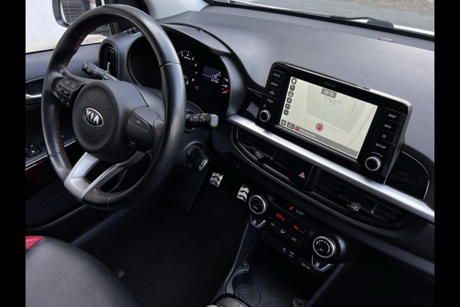 Kia Picanto 1.0 CVVT GT-Line / Trekhaak (afneembaar) / Navigatie + Camera / Lederen bekleding / Climate Control / Bluetooth