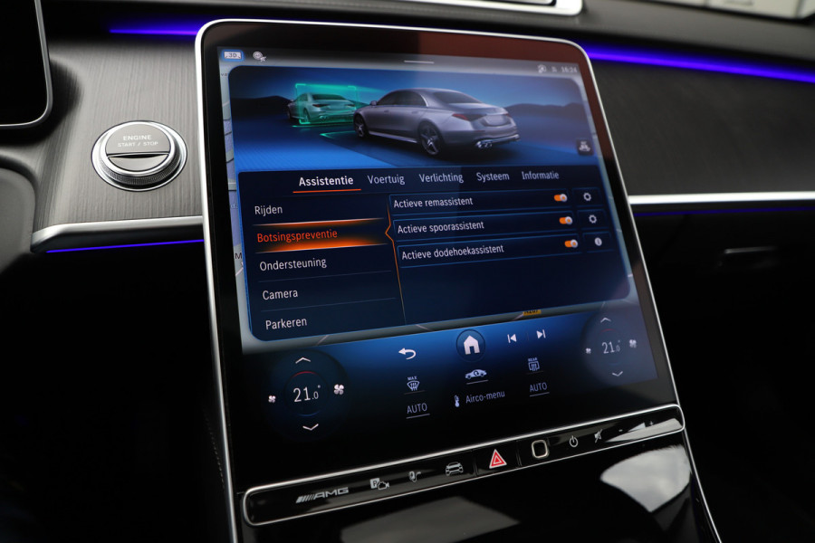 Mercedes-Benz S-Klasse AMG 63 S E Performance Lang | 802PK | Entertainment | Carbon | Burmester High-end | Massage | Head-up | 4W-Sturing | Stuurverw. Mercedes-Benz S-Klasse AMG 63 S E Performance Lang | 802PK | Entertainment | Carbon | Burmester High-end | Massage | Head-up | 4W-Sturing | Stuurverw.