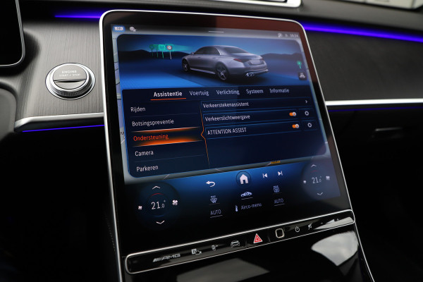 Mercedes-Benz S-Klasse AMG 63 S E Performance Lang | 802PK | Entertainment | Carbon | Burmester High-end | Massage | Head-up | 4W-Sturing | Stuurverw. Mercedes-Benz S-Klasse AMG 63 S E Performance Lang | 802PK | Entertainment | Carbon | Burmester High-end | Massage | Head-up | 4W-Sturing | Stuurverw.