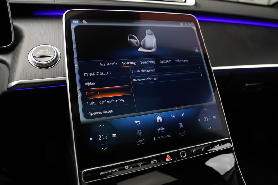 Mercedes-Benz S-Klasse AMG 63 S E Performance Lang | 802PK | Entertainment | Carbon | Burmester High-end | Massage | Head-up | 4W-Sturing | Stuurverw. Mercedes-Benz S-Klasse AMG 63 S E Performance Lang | 802PK | Entertainment | Carbon | Burmester High-end | Massage | Head-up | 4W-Sturing | Stuurverw.