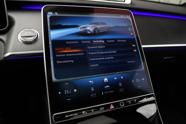 Mercedes-Benz S-Klasse AMG 63 S E Performance Lang | 802PK | Entertainment | Carbon | Burmester High-end | Massage | Head-up | 4W-Sturing | Stuurverw. Mercedes-Benz S-Klasse AMG 63 S E Performance Lang | 802PK | Entertainment | Carbon | Burmester High-end | Massage | Head-up | 4W-Sturing | Stuurverw.