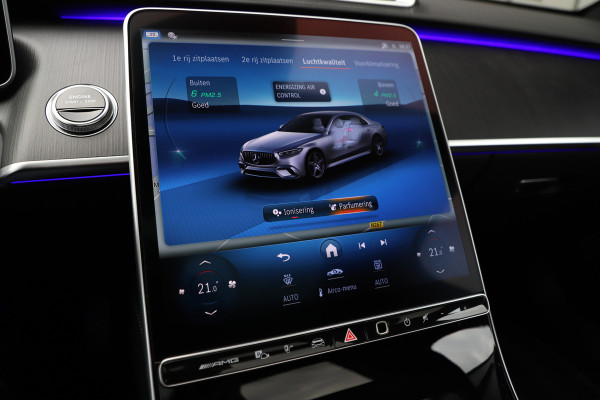 Mercedes-Benz S-Klasse AMG 63 S E Performance Lang | 802PK | Entertainment | Carbon | Burmester High-end | Massage | Head-up | 4W-Sturing | Stuurverw. Mercedes-Benz S-Klasse AMG 63 S E Performance Lang | 802PK | Entertainment | Carbon | Burmester High-end | Massage | Head-up | 4W-Sturing | Stuurverw.