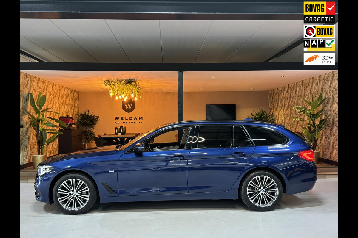 BMW 5 Serie Touring 530i Sport Line Garantie LED Leder Elek. Achterklep Keyless Stoelvw Navi DAB PDC Cruise Clima BMW 5 Serie Touring 530i Sport Line Garantie LED Leder Elek. Achterklep Keyless Stoelvw Navi DAB PDC Cruise Clima