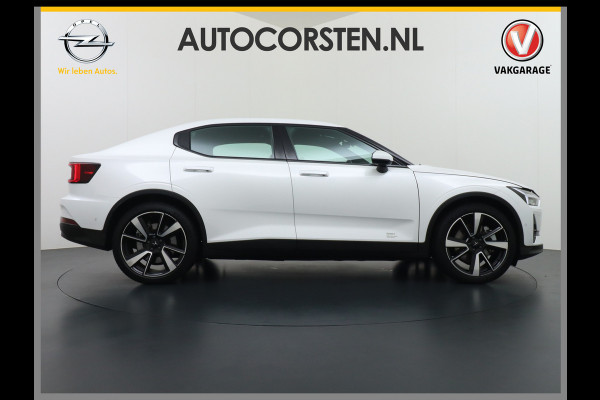Polestar 2 AUT. 408 pk Long Range Dual Motor SOH 97,5% 78kWh Panorama-Dak Harman&Kardon® Electr.Stoelen Verwarmd+Achterbank+Stuur Adaptive- Verkeersbord detectie Regen-Lichtsensor Virtual-Cockpit Home-Link Bots waarschuwing Autonoom-Rem Lane Assist Keyless Connected 1e Eigenaar Origineel Nederlandse Auto 1.500kg Trekvermogen 660Nm! € 61.000 nieuw!