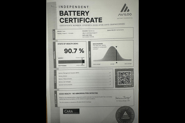 Tesla Model 3 Long Range AWD 75 kWh SOH 91%  TREKHAAK Tesla Model 3 Long Range AWD 75 kWh SOH 91%  TREKHAAK