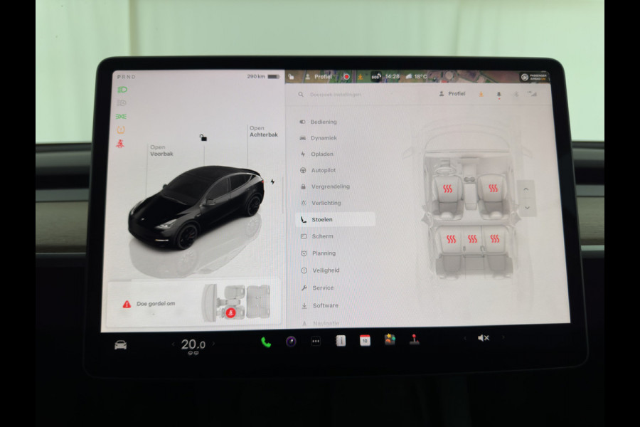 Tesla Model Y Performance AWD 75 kWh {SOH-84%} [ 3-Fase ] (INCL-BTW) Aut. *PANO | AUTO-PILOT | LUXURY-LEATHER | TOP-VIEW | NAVI-FULLMAP | MATRIX-LED | DIGI-COCKPIT | KEYLESS | CAMERA | DAB+ | HEATED-COMFORTSEATS | PRIVACY-GLASS | 21''ALU*