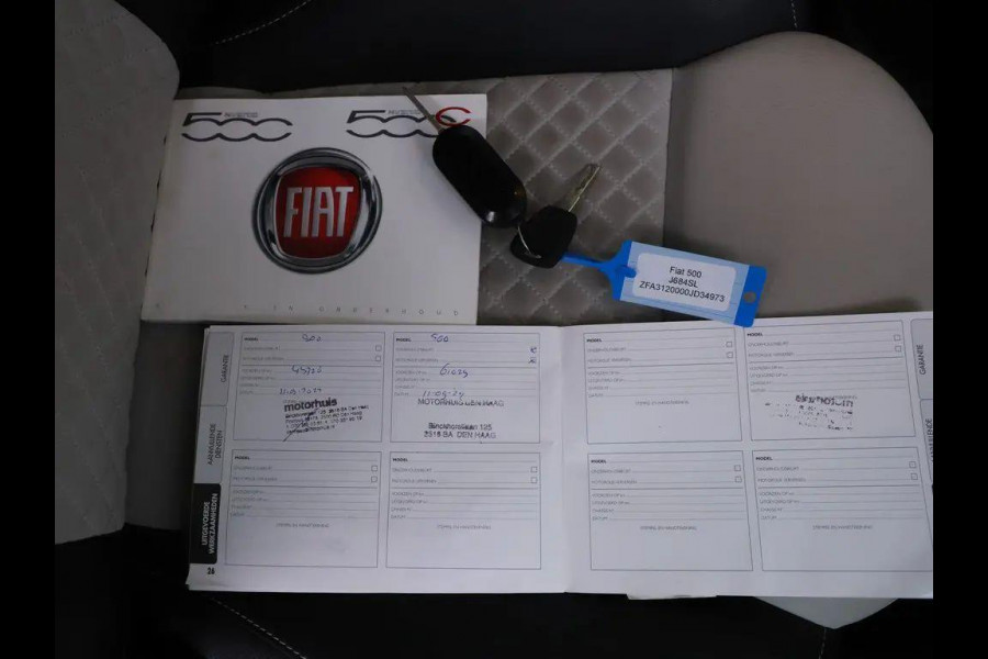 Fiat 500 1.0 Hybrid Star - Glasdak - Navi - Climate - Parkeerhulp - Org.NL