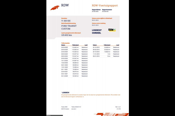 Ford Transit Custom 340 2.0TDCI 130pk L2 Trend 1e eig. Camera
