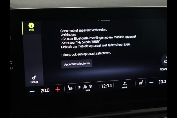 Škoda Octavia 1.0 e-TSI Business Edition Plus | Leder/Alcantara | Achterbankverwarming | Trekhaak | Adaptive cruise | Camera | Sfeerverlichting | Stoelverwarming | Carplay | Park Assist | Memory