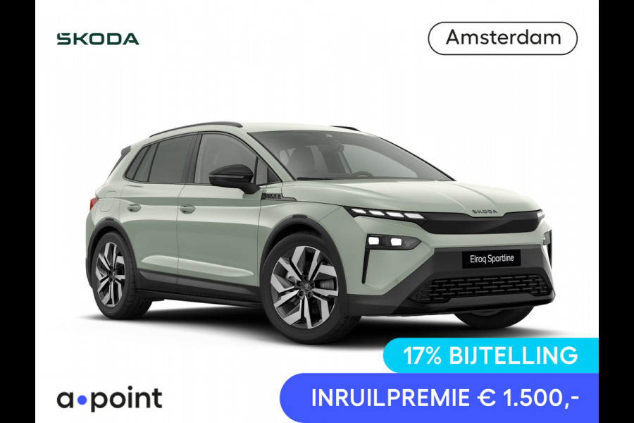 Škoda Elroq 85 Sportline 286 pk | Business upgrade Plus | Matrix LED | elek. achterklep | achteruitrij camera