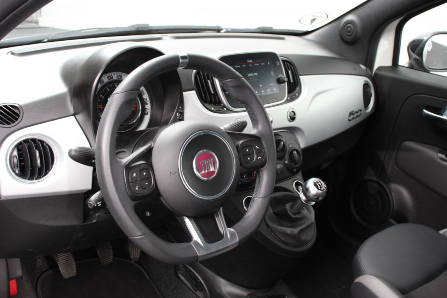 Fiat 500 1.0 Hybrid Sport Connect | Navigatie | Apple Carplay/Android Auto | Airco | Dab | Sportstoelen | Cruise Control | Lichtmetalen Velgen |