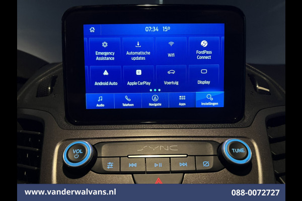 Ford Transit Connect 1.5 EcoBlue 120pk L2H1 Euro6 Airco | Apple Carplay | Camera | Navigatie | Stoelverwarming 1500kg trekvermogen, zijdeur, verwarmde voorruit, parkeersensoren