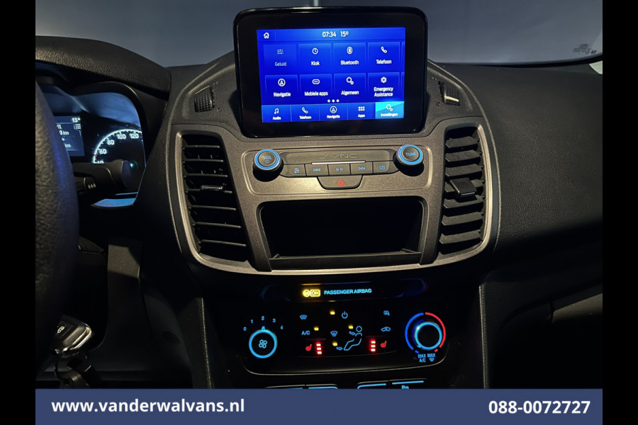 Ford Transit Connect 1.5 EcoBlue 120pk L2H1 Euro6 Airco | Apple Carplay | Camera | Navigatie | Stoelverwarming 1500kg trekvermogen, zijdeur, verwarmde voorruit, parkeersensoren