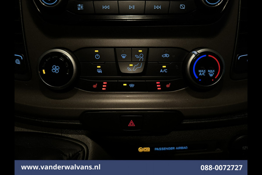 Ford Transit Custom 2.0 TDCI L2H1 Euro6 Airco | Camera | Navigatie | Apple Carplay | LED | Cruisecontrol Android Auto, Stoelverwarming, Verwarmde voorruit, Parkeersensoren, Bijrijdersbank, 2800kg trekvermogen