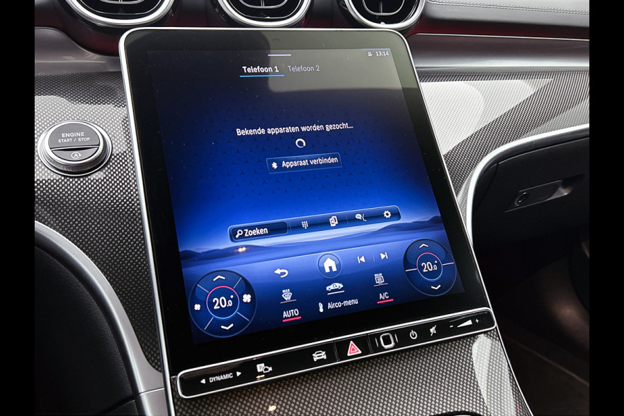 Mercedes-Benz C-Klasse 180 AMG Line Multispaaks lichtmetalen velgen 19 inch. Navigatie | parking support met camera achter | Inclusief 24 maanden MB Certified garantie voor Europa.