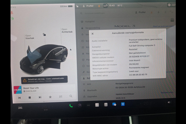 Tesla Model 3 Standard RWD Plus 60 kWh | SOH: 88% | AUTOPILOT+19" LMV | Leder | occasion