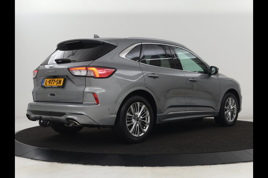 Ford Kuga 2.5 PHEV Vignale | Head-Up | Trekhaak | Adaptive cruise | Leder | 360 Camera | Stoelverwarming | Digital Cockpit | Carplay | Dodehoek detectie | Navigatie | Keyless | Achterbankverwarming | Plug In