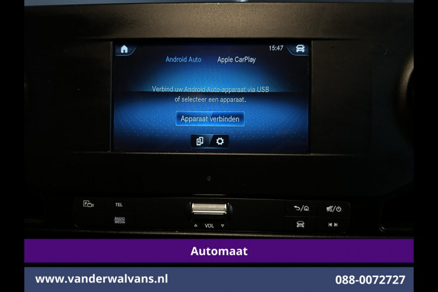 Mercedes-Benz Sprinter 317 CDI 170pk 9G-Tronic Automaat L3H2 Euro6 Airco | Camera | Apple Carplay | Android Auto Chauffeursstoel, Bijrijdersbank