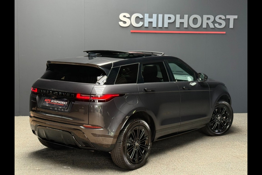 Land Rover Range Rover Evoque P300/P270e SE Dynamic/pano schuifdak/Carpathian Grey/5jr garantie Land Rover Range Rover Evoque P300/P270e SE Dynamic/pano schuifdak/Carpathian Grey/5jr garantie
