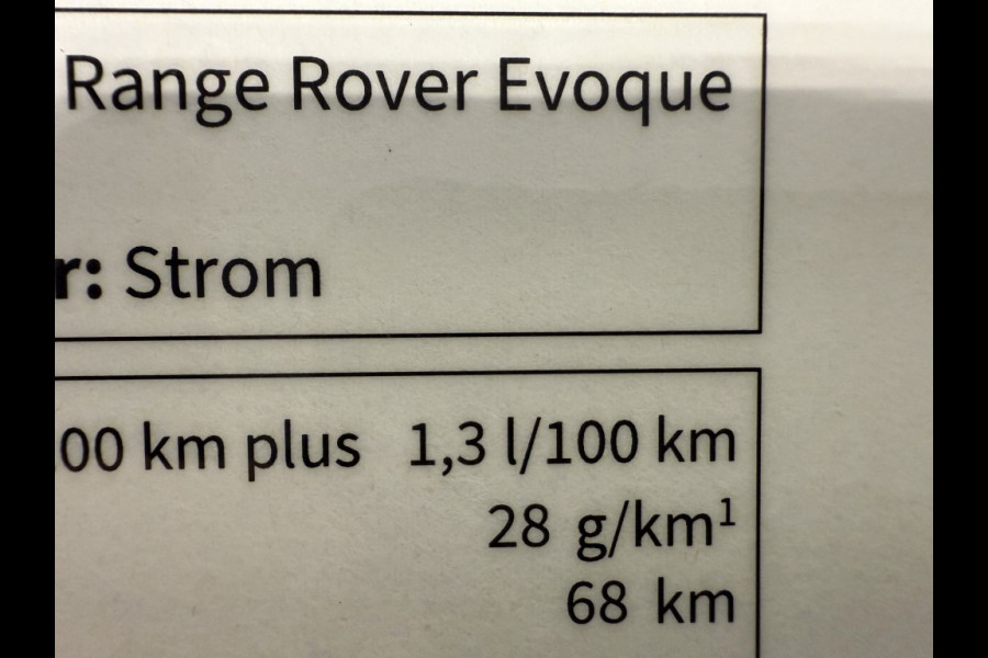 Land Rover Range Rover Evoque P300/P270e SE Dynamic/pano schuifdak/Carpathian Grey/5jr garantie Land Rover Range Rover Evoque P300/P270e SE Dynamic/pano schuifdak/Carpathian Grey/5jr garantie