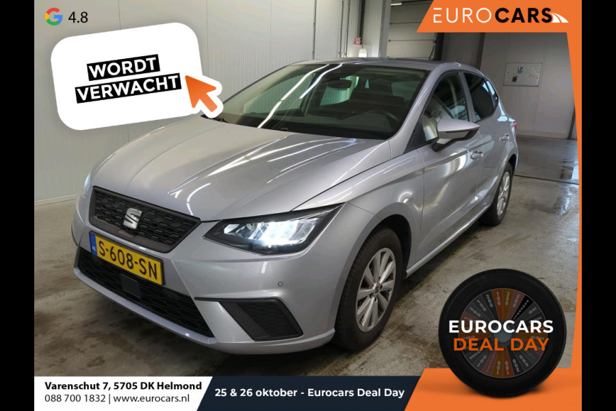 Seat Ibiza 1.0 EcoTSI Style Business Connect Navigatie Apple Carplay/Android Auto Parkeersensoren Cruise Control Stoelverwarming Virtual Cockpit Lichtmetalen velgen Climate Control