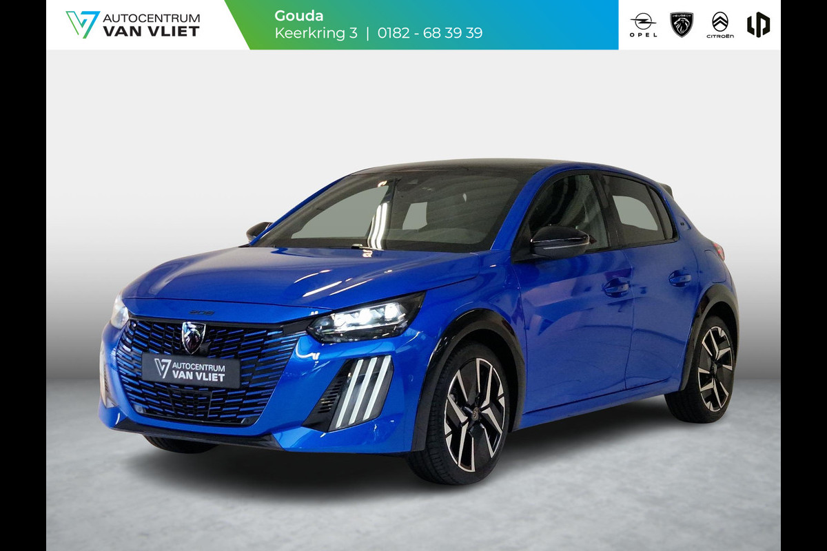 Peugeot 208 Hybrid 136 e-DCS6 GT | Automaat | Panoramadak | Draadloze telefoonlader | Achteruitrijcamera Peugeot 208 Hybrid 136 e-DCS6 GT | Automaat | Panoramadak | Draadloze telefoonlader | Achteruitrijcamera