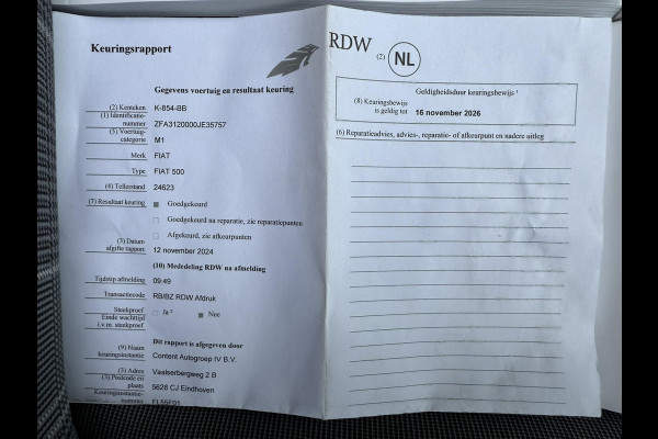 Fiat 500C 1.0 Hybrid Lounge / Cabrio Elektrisch Dak / Cruise Control / 1e Eigenaar / NED-FIAT