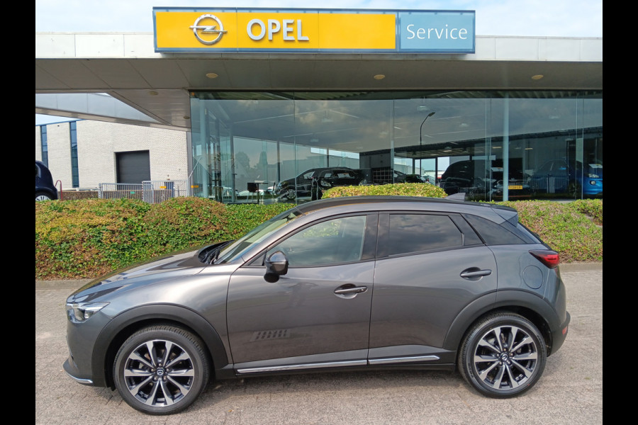Mazda CX-3 2.0 SkyActiv-G 120 GT-M Line AUTOMAAT, Navi, Clima, Head-up, 18" etc. incl. 12 MND BOVAGGARANTIE