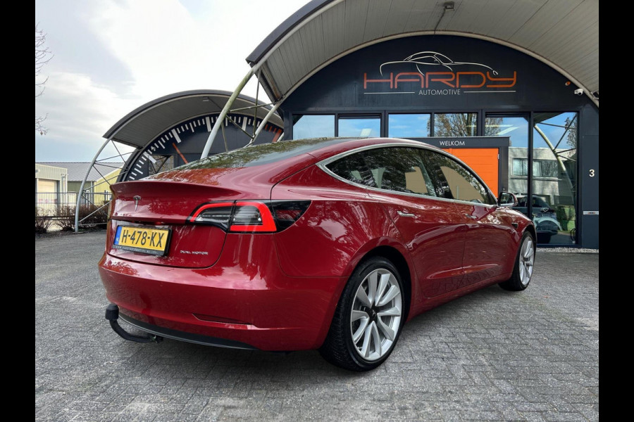 Tesla Model 3 Long Range AWD 75 kWh 87% SOH Trekhaak (1.000kg) Rijklaarprijs!