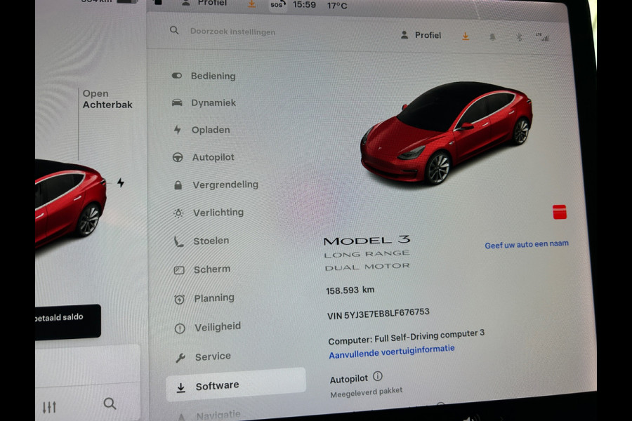 Tesla Model 3 Long Range AWD 75 kWh 87% SOH Trekhaak (1.000kg) Rijklaarprijs!