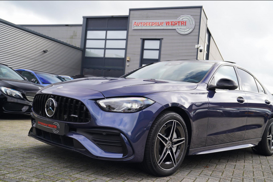 Mercedes-Benz C-Klasse 300 e star Edition AMG Line Plus | Panorama | Carbon | Camera | LED koplampen | Memory | sfeerverlichting