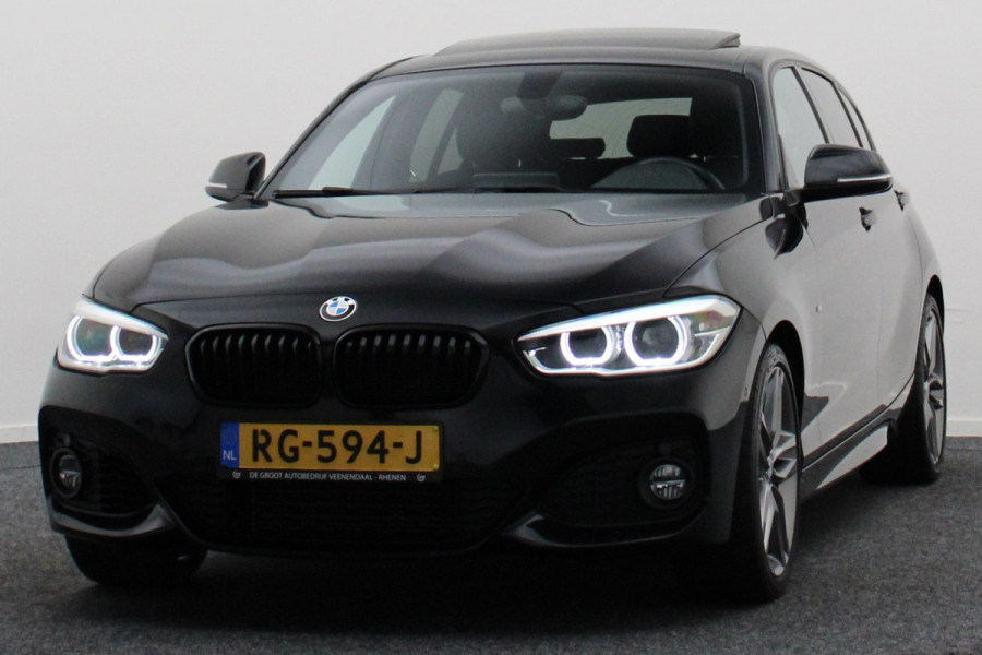 BMW 1-serie 118i Executive M Sport Automaat Schuif-/kanteldak, Camera, Navigatie, Climate, LED, 18"