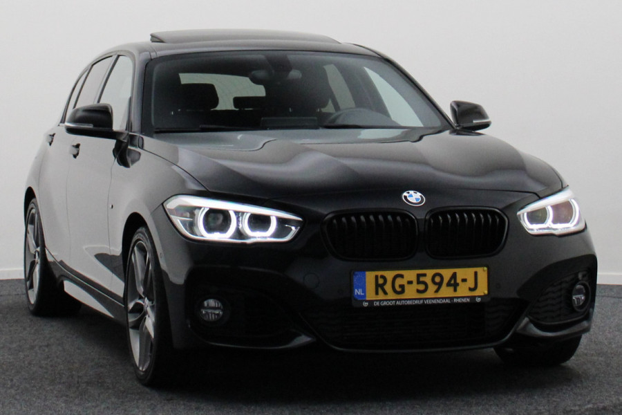 BMW 1-serie 118i Executive M Sport Automaat Schuif-/kanteldak, Camera, Navigatie, Climate, LED, 18"