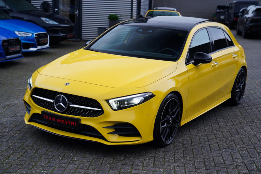 Mercedes-Benz A-Klasse 180 Premium Plus | AMG Pakket | Panorama | Leder/alcantara | Elektrisch verstelbare voorstoelen | LED | CAM