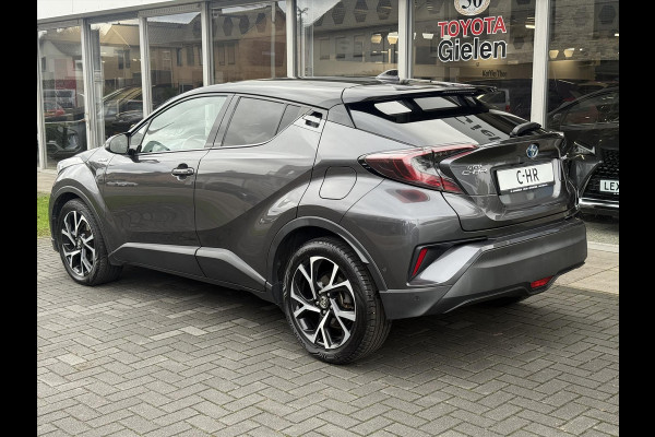 Toyota C-HR 1.8 Hybrid Bi-Tone Plus | Leer, Stoel + Stuurverwarming, Navigatie, Dodehoekherkenning, Parkeersensoren