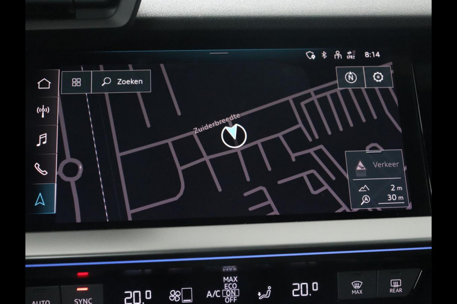 Audi A3 35 TFSI Edition One | Trekhaak | Park Assist | Matrix LED | Carplay | Adaptive cruise | Sportstoelen | Virtual Cockpit | Navigatie | Half leder | Climate control | Bluetooth